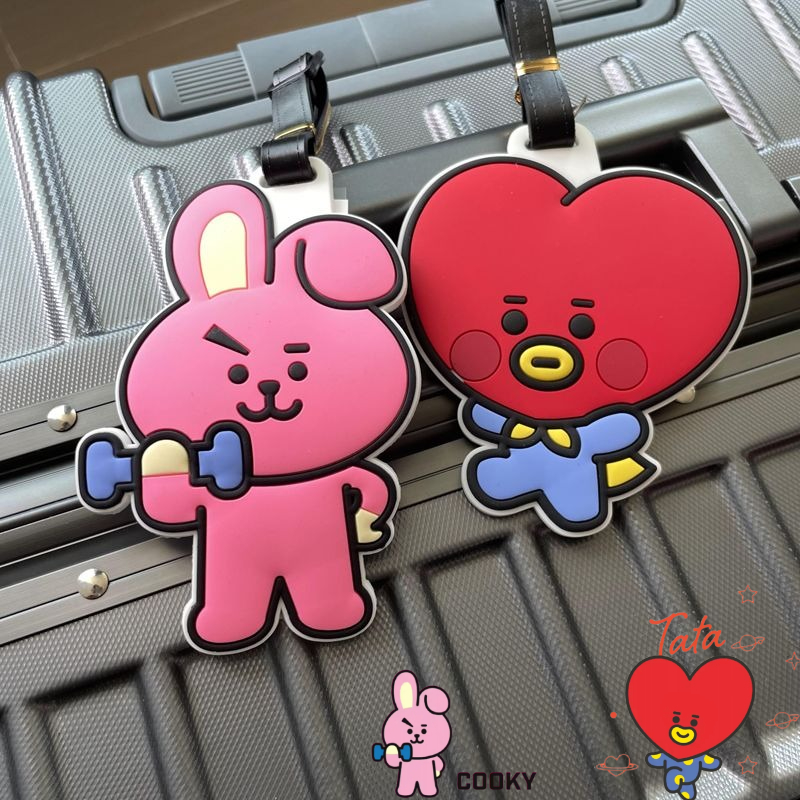 Travel Accessories Organizer - Uroczy breloczek BT21, kreskówkowy, kawaii, unisex,