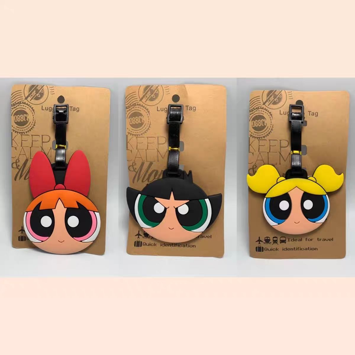 Travel Accessories B&M - Anime Dziewczyny Powerpuff Zawieszka do torby
