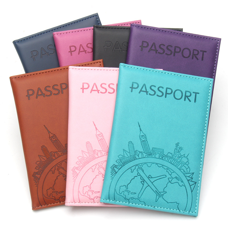 Travel Accessories Kmart - Global Flight Skórzane etui na paszport