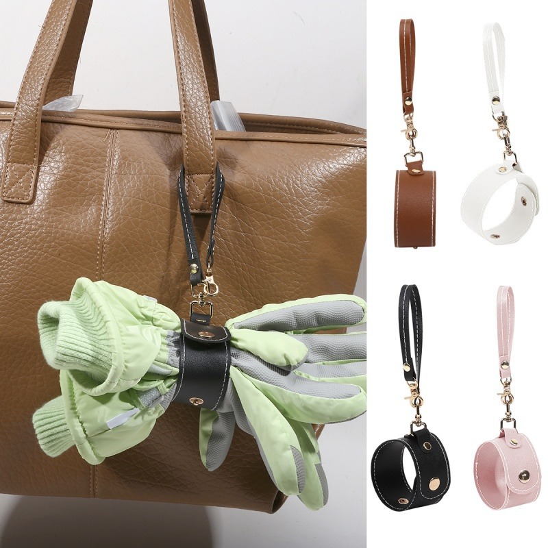 Travel Accessories Gift Ideas - Stylowy skórzany uchwyt na akcesoria podróżne
