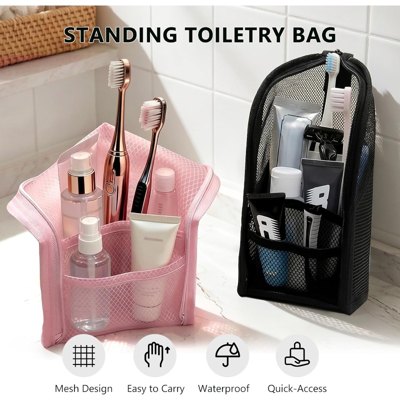 Siatkowa kosmetyczka oddychają – Travel Accessories Organizer recenzja i cena