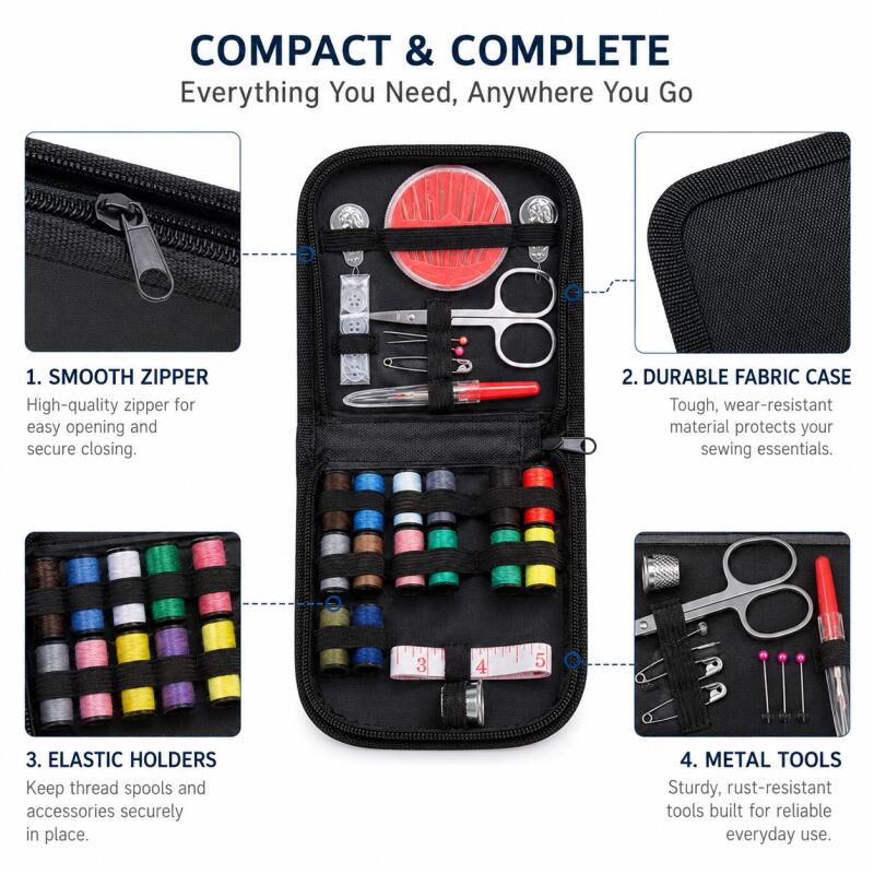 Przenośny zestaw do szycia dla – Travel Accessories To Sew recenzja i cena