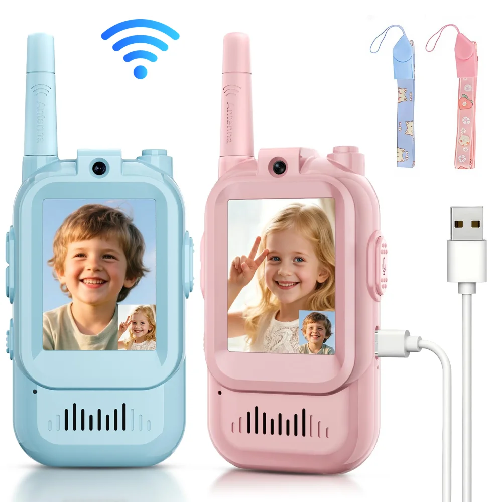 2 SZT. Walkie-talkie wideo dla – Travel Accessories Toddler recenzja i cena