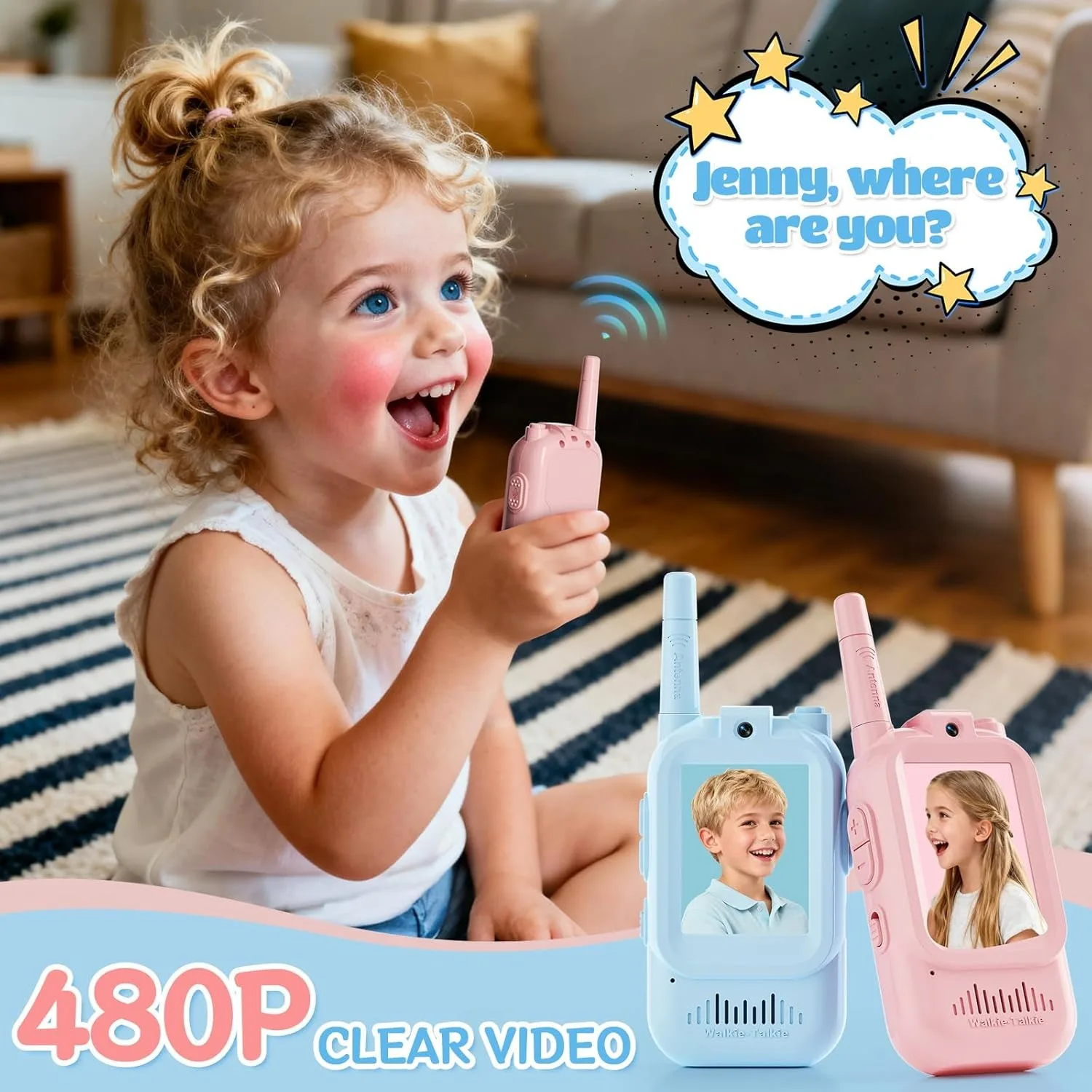 2 SZT. Walkie-talkie wideo dla – Travel Accessories Toddler recenzja i cena