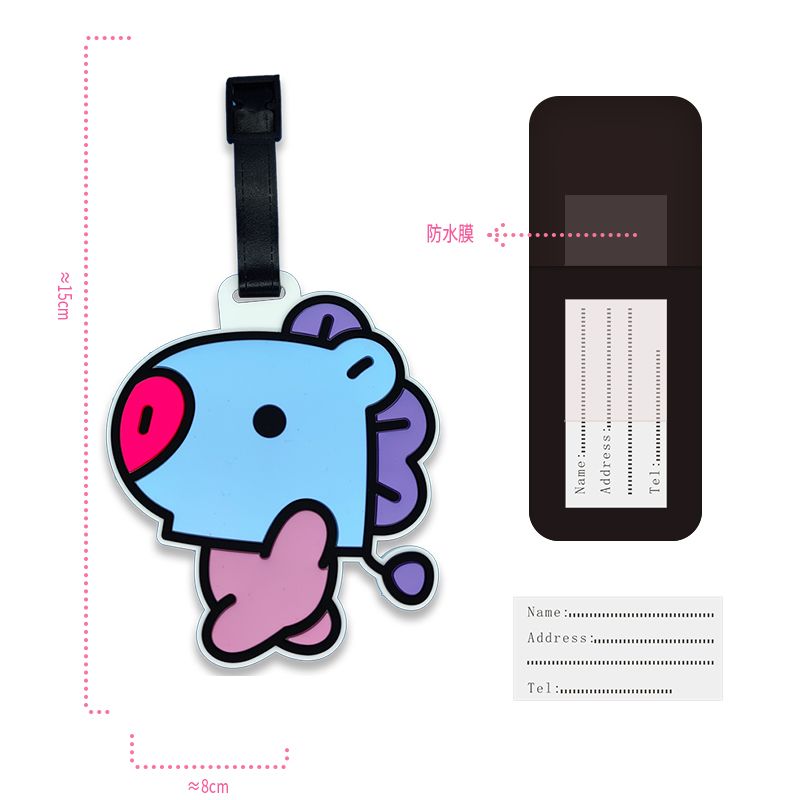 Uroczy breloczek BT21, kresków – Travel Accessories Organizer recenzja i cena