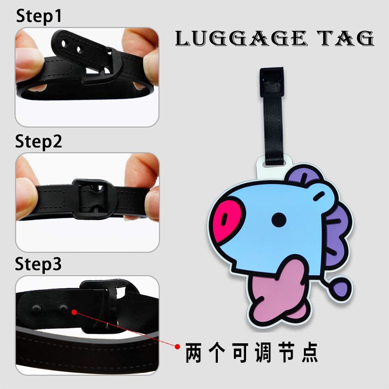 Uroczy breloczek BT21, kresków – Travel Accessories Organizer recenzja i cena