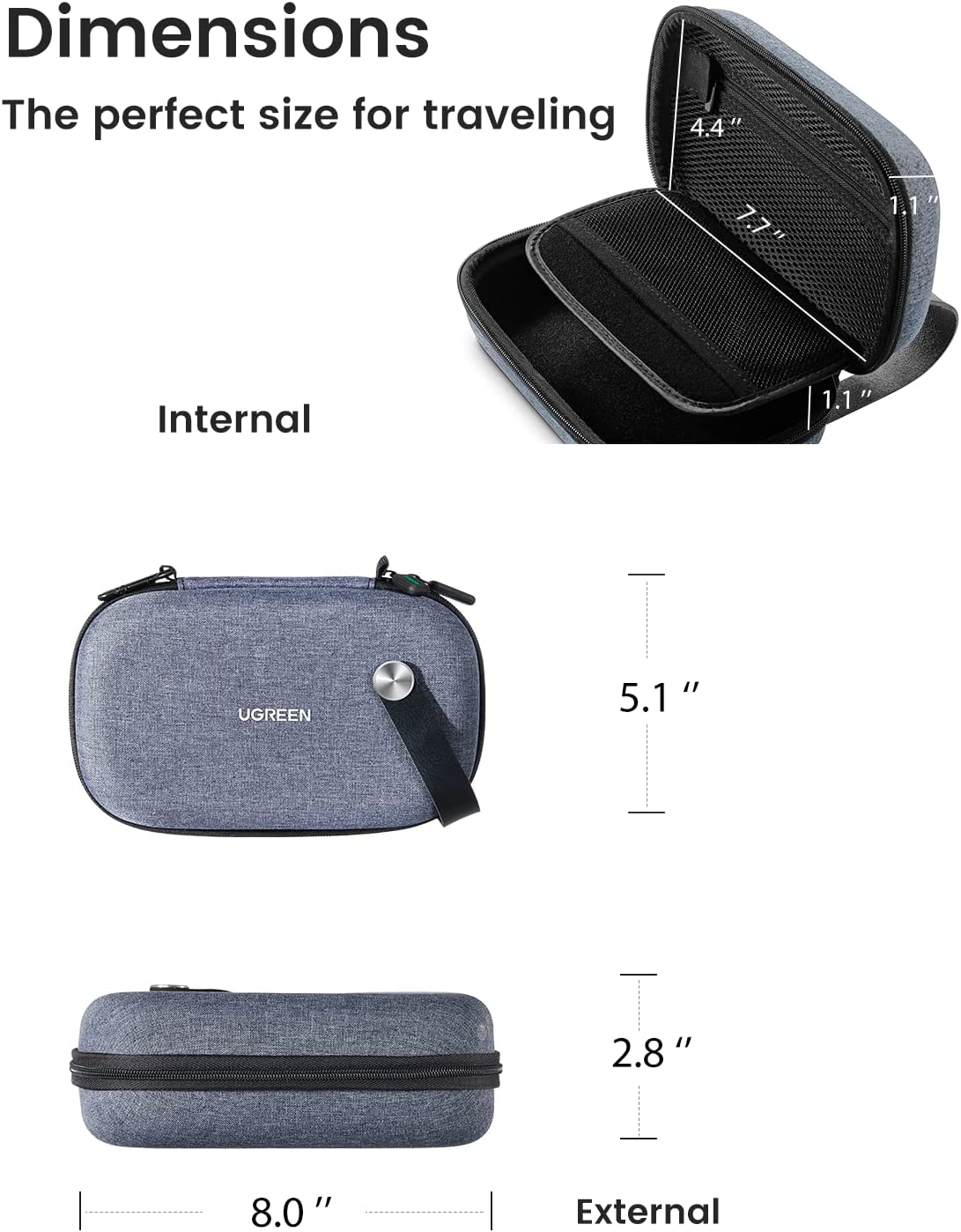 Organizer podróżny UGREEN Elec – Travel Accessories Organizer recenzja i cena