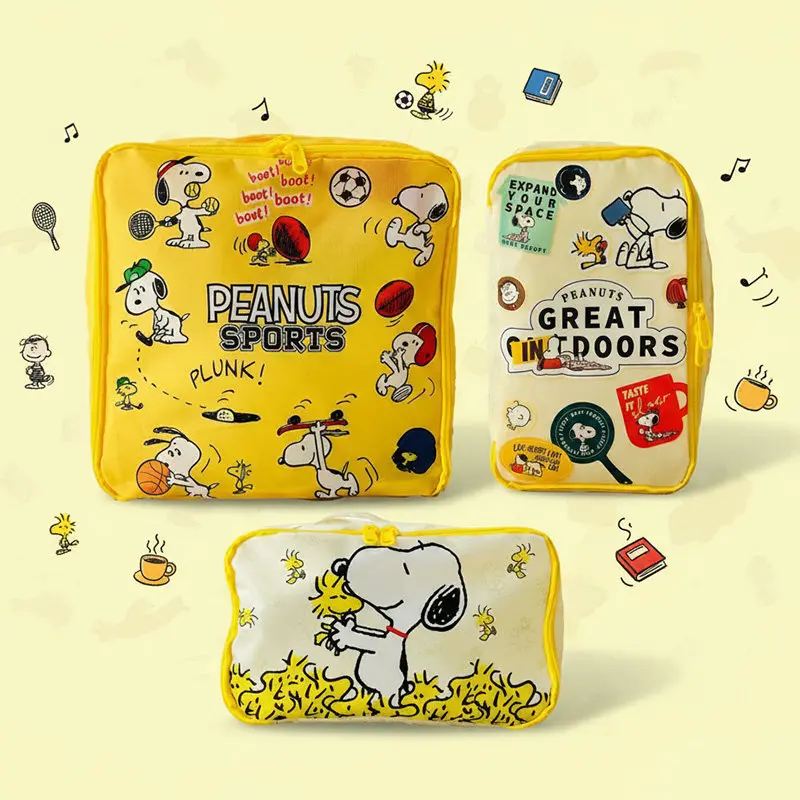 3 szt./zestaw Anime Snoopy Tor – Travel Accessories Toddler recenzja i cena