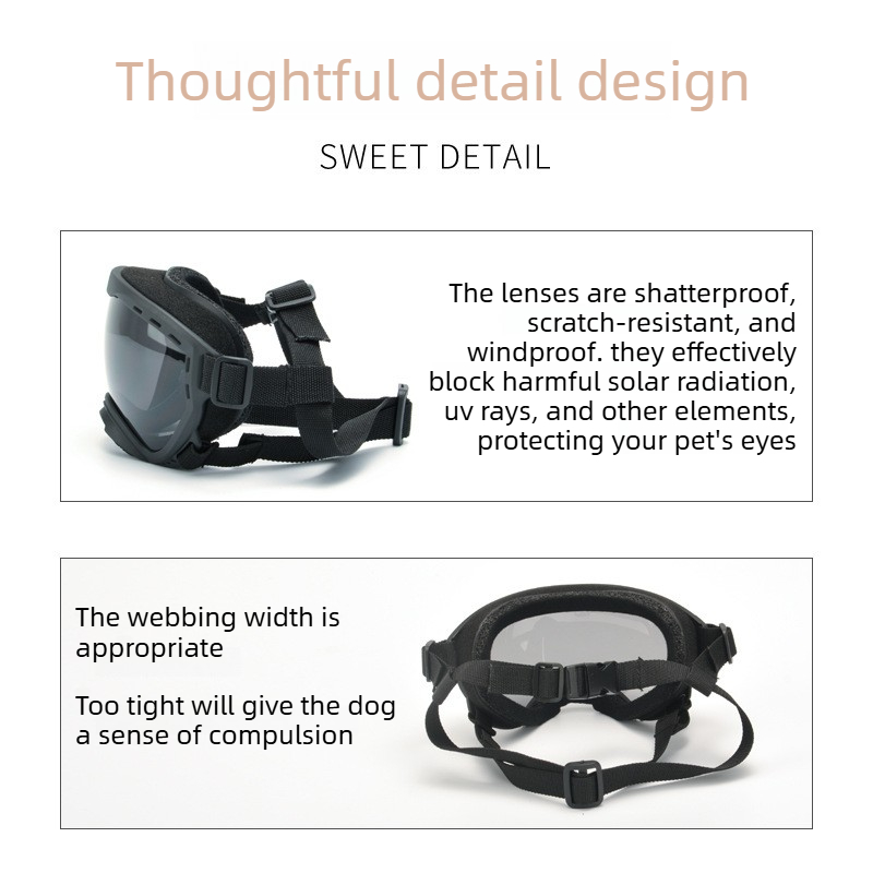 Okulary dla zwierząt, ochrona  – Travel Accessories Gift Ideas recenzja i cena