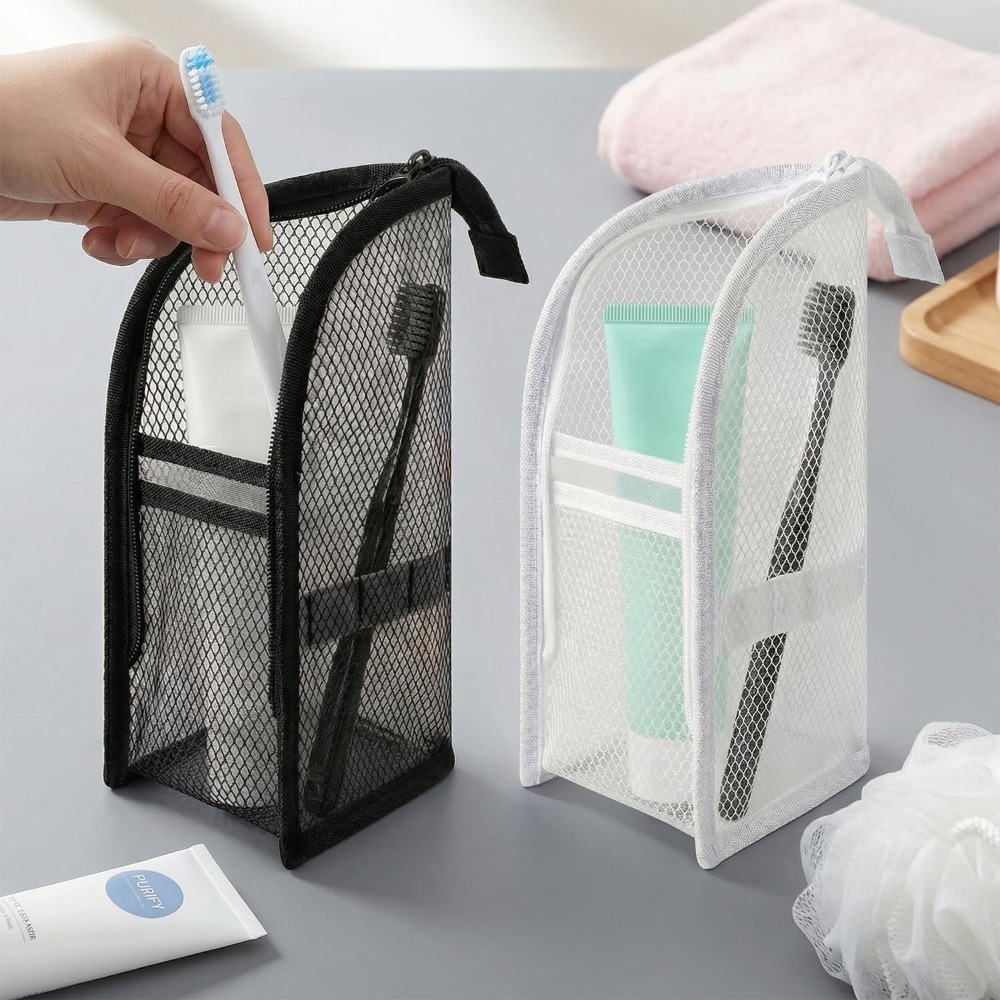 Siatkowa kosmetyczka oddychają – Travel Accessories Organizer recenzja i cena