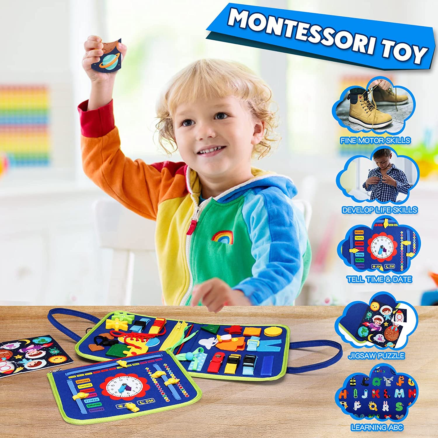 Tablica Manipulacyjna Montesso – Travel Accessories Toddler recenzja i cena