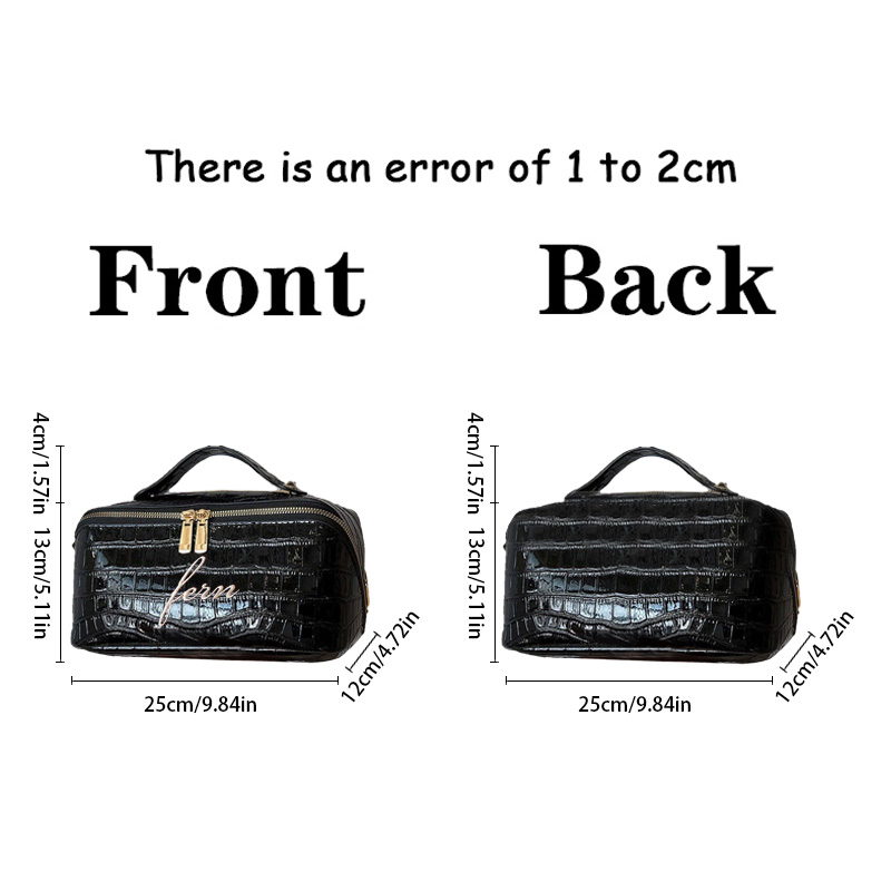 Haftowana kosmetyczka Croc, pe – Travel Accessories Gift Ideas recenzja i cena
