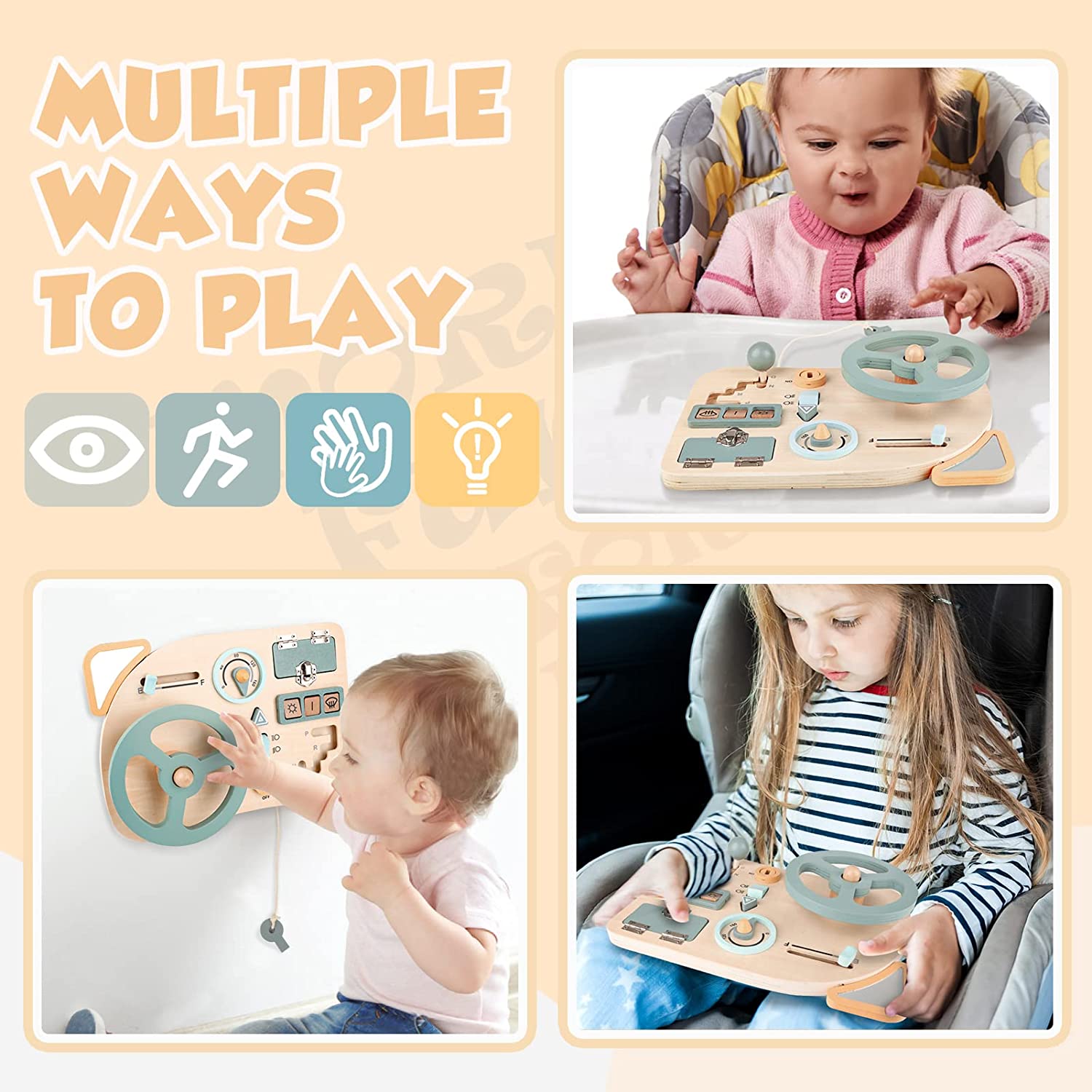 Montessori Kierownica Zabawka  – Travel Accessories Toddler recenzja i cena